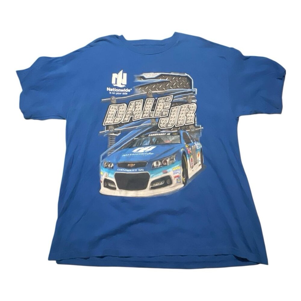 Nascar Shirt Mens XXL Blue Dale Earnhardt Jr #88 Hendricks Nationwide‎